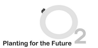 O2 PLANTING FOR THE FUTURE logo