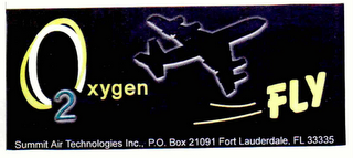 O2, XYGEN, FLY logo