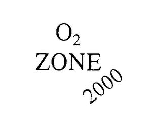 O2 ZONE 2000 logo