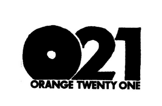 O21 ORANGE TWENTY ONE logo