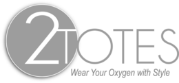 O2TOTES WEAR YOUR OXYGEN IN STYLE logo