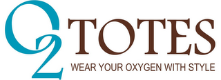 O2TOTES WEAR YOUR OXYGEN WITH STYLE logo