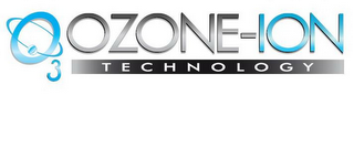 O3 OZONE-ION TECHNOLOGY logo