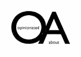 OA OPINIONATED ABOUT logo