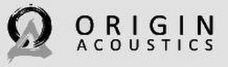 OA ORIGIN ACOUSTICS logo