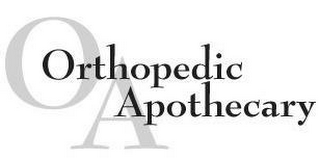 OA ORTHOPEDIC APOTHECARY logo
