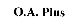 O.A. PLUS logo
