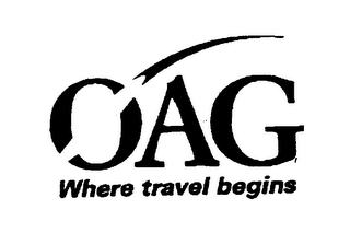 OAG WHERE TRAVEL BEGINS logo