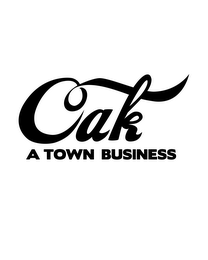 OAK A TOWN BUSINESS logo