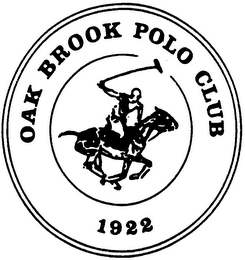 OAK BROOK POLO CLUB 1922 logo