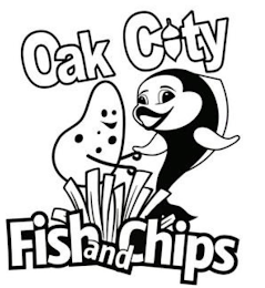 OAK CITY FISH AND CHIPS logo