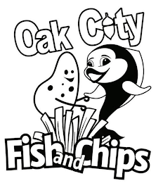 OAK CITY FISH AND CHIPS logo