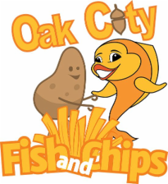 OAK CITY FISH AND CHIPS logo