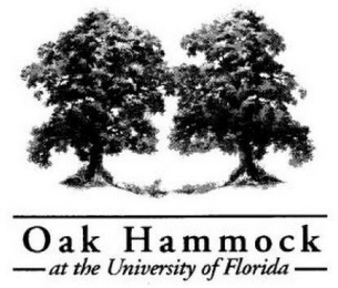 OAK HAMMOCK AT THE UNIVERSITY OF FLORIDA logo