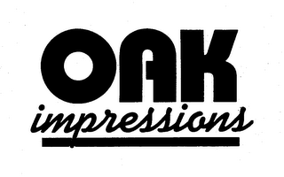 OAK IMPRESSIONS logo