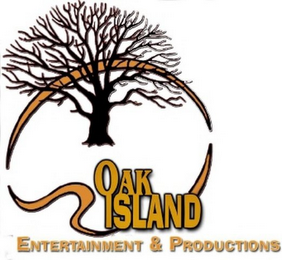 OAK ISLAND ENTERTAINMENT & PRODUCTIONS logo