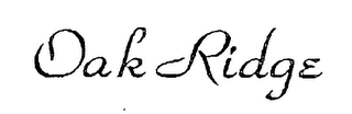 OAK RIDGE logo