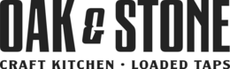 OAK & STONE CRAFT KITCHEN · LOADED TAPS logo