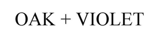 OAK + VIOLET logo