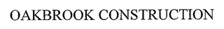 OAKBROOK CONSTRUCTION logo