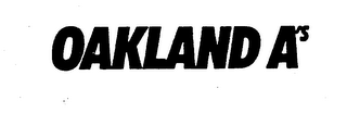 OAKLAND A'S logo