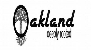 OAKLAND DEEPLY ROOTED logo