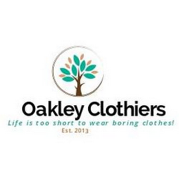 OAKLEY CLOTHIERS logo