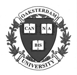 OAKSTERDAM CAN NA BIS UNIVERSITY CANNABIS logo