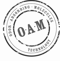 O·A·M ODOR · ABSORBING · MOLECULES TECHNOLOGY logo
