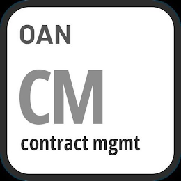 OAN CM CONTRACT MGMT logo
