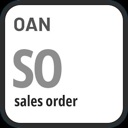 OAN SO SALES ORDER logo