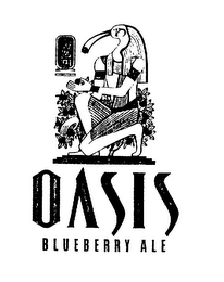 OASIS BLUEBERRY ALE logo