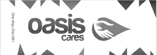 OASIS CARES ONE DROP, ONE LIFE! logo