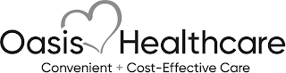 OASIS HEALTHCARE CONVENIENT + COST-EFFECTIVE CARE logo