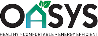 OASYS HEALTHY · COMFORTABLE · ENERGY EFFICIENT logo