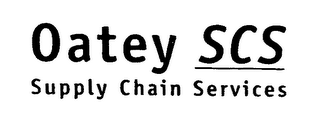 OATEY SCS SUPPLY CHAIN SERVICES logo