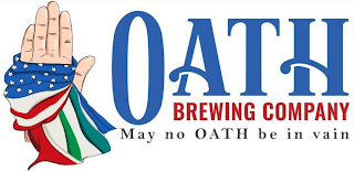 OATH BREWING COMPANY MAY NO OATH BE IN VAIN logo
