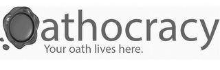 OATHOCRACY YOUR OATH LIVES HERE. logo