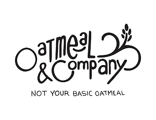 OATMEAL & COMPANY NOT YOUR BASIC OATMEAL logo