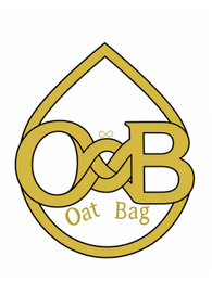 O&B OAT BAG(INIFINITY SYMBOL) ABOVE THE O & B logo