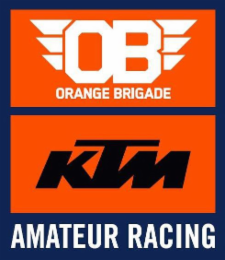 OB ORANGE BRIGADE KTM AMATEUR RACING logo
