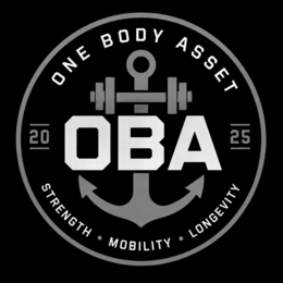 OBA ONE BODY ASSET 20 25 STRENGTH • MOBILITY • LONGEVITY logo