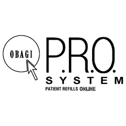 OBAGI P.R.O. SYSTEM PATIENT REFILLS ONLINE logo