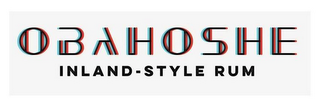 OBAHOSHE INLAND-STYLE RUM logo