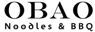 OBAO NOODLES & BBQ logo