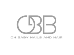 OBB ОН BABY NAILS AND HAIR logo