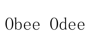OBEE ODEE logo