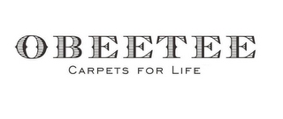 OBEETEE CARPETS FOR LIFE logo