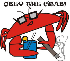 OBEY THE CRAB! logo
