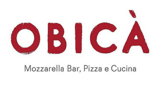 OBICÀ MOZZARELLA BAR, PIZZA E CUCINA logo